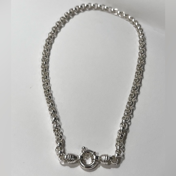 Heavy Sterling Rolo Chain - Picture 3 of 4